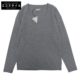 TOYOBOSHI トウヨウボウシ 新品同様 糸衣 KIDO カシミヤ100 Vネックニットトップス レディース グレー 1 10IT-PC0011 トップス 1 グレー レディース 【中古】