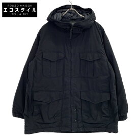 UNIQLO ユニクロ × Engineered Garments ブラック パフテックユーティリティジャケット ジャケット L ブラック メンズ 【中古】