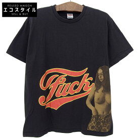 Supreme シュプリーム 24FW HG Fuck Tシャツ トップス メンズ ブラック L トップス L ブラック メンズ 【中古】