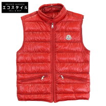 楽天市場】MONCLER ダウンベスト レッド（メンズファッション）の通販
