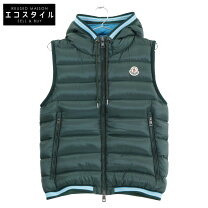 楽天市場】MONCLER ダウンベスト グリーン（メンズファッション）の通販