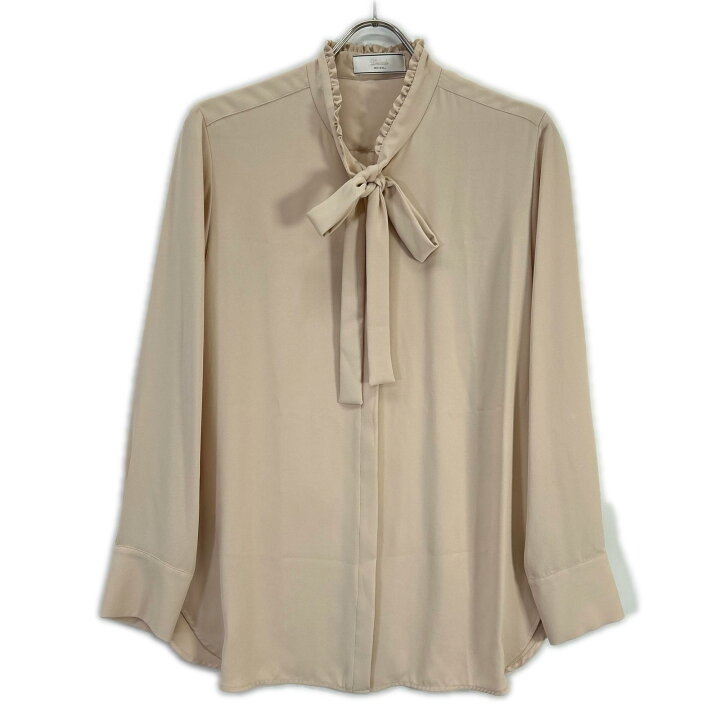 楽天市場】BEIGE ベイジ ベージュ EVA ボウタイロングスリーブブラウス 