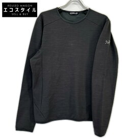 ARC'TERYX アークテリクス 22年製 29696 KYANITEカイヤナイト AR TECH WOOL CREW トップス M/M グレー メンズ 【中古】