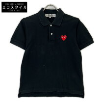楽天市場】play comme des garcons／ポロシャツ／s／ブラックの通販
