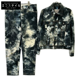 Casely Hayford ケイスリーヘイフォード 総柄 セットアップ スーツ セットアップ 36 グリーン メンズ 【中古】