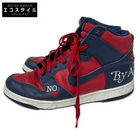 NIKE ナイキ xSUPREME シュプリーム DN3741-600 SB DUNK HIGH OG QS ハイカットスニーカー シューズ 27 VARSITY RED/MIDNIGHT NAVY メンズ 【中古】