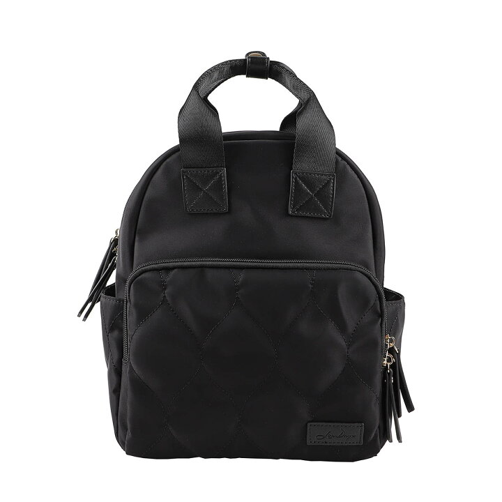 軽い！ 大人のリュック 黒系サテンキルト2 乗っ取る 