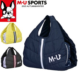 【店内全品ポイント10倍＆クーポン割引！4/27(土)9:59迄】2023年 秋冬新作 MU SPORTS MUスポーツ ゴルフ カートバッグ カートポーチ ラウンドポーチ レディース MU23AW 新生活 プレゼント