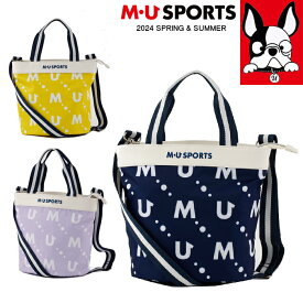 【店内全品ポイント10倍＆クーポン割引！4/27(土)9:59迄】2024年 春夏新作 MU SPORTS MUスポーツ ゴルフ カートバッグ カートポーチ ラウンドポーチ レディース MU24SS 新生活 プレゼント