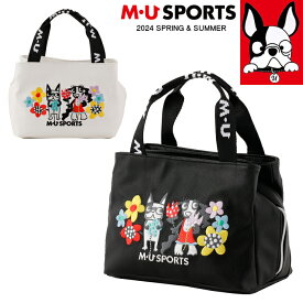 【店内全品ポイント10倍＆クーポン割引！4/24(水)9:59迄】2024年 春夏新作 MU SPORTS MUスポーツ ゴルフ カートバッグ カートポーチ ラウンドポーチ レディース MU24SS 新生活 プレゼント