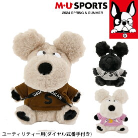 【店内全品ポイント10倍＆クーポン割引！4/27(土)9:59迄】2024年 春夏 新作 MU SPORTS MUスポーツ ヘッドカバー ユーティリティー 対応 キャラクター UT対応 レディース MU24SS 新生活 プレゼント