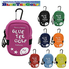 【店内全品ポイント10倍＆クーポン割引！4/24(水)9:59迄】BLUE TEE GOLF ストレッチ 多機能 ポーチ 全8色 ネオプレン 素材 ボール 距離測定器 などが収納可能 新生活 プレゼント