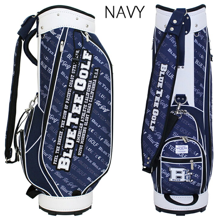 楽天市場】BLUE TEE GOLF ブルーティーゴルフ ロゴ ボーダー柄 9インチ 