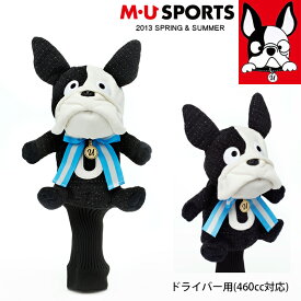 【店内全品ポイント10倍＆クーポン割引！4/27(土)9:59迄】2023年 春夏新作 MU SPORTS MUスポーツ ヘッドカバー ドライバー 460cc 対応 キャラクター レディース MU23SS 新生活 プレゼント