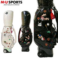 MU SPORTS MUスポーツ ゴルフバッグ レディース 2輪 ローリングソール キャディバッグ 8.5型 MU25AW 新生…