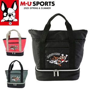 【店内全品ポイント10倍&クーポン割引!10/31(金)9:59迄】2025年 春夏新作 MU SPORTS MUスポーツ ゴルフ 保冷機能付き カートバッグ カートポーチ ラウンドポーチ レディース MU25SS 250325