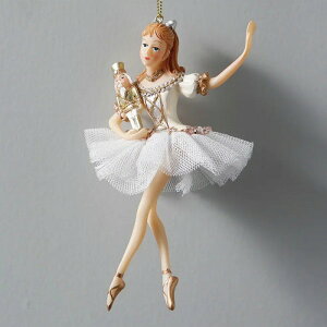 クリスマスオーナメント くるみ割り人形 クララ オーナメント バレエ ナッツクラッカー ツリーオーナメント クリスマス 豪華 クラシック アンティーク風 ロココ調 店舗装飾 クリスマス装飾