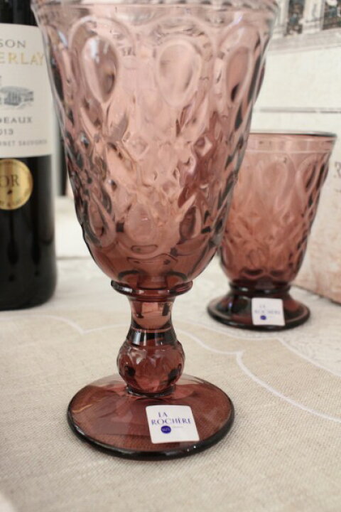 楽天市場】ワイングラス ガラス製（リヨネ アメジスト 230cc） 【La Rochere】 フランス製 ラロシェール ウォーターグラス ガラス食器  アンティーク風 お洒落 : スタイルロココ