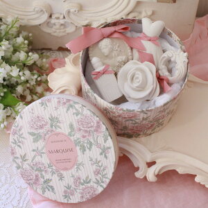 アロマセット アロマストーン 置物 5個セット 石膏 可愛い センティッドデコ 限定BOX マーキーズ マチルドエム フランス (1000) ギフト フレグランス アロマ 飾り 癒し アロマオイル マチルドM M