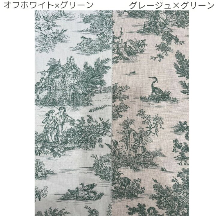 楽天市場】トワルドジュイ 田園 フランス 生地 輸入生地 ジュイ（オフ  