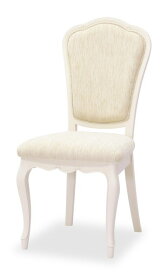 ダイニングチェア ホワイト 猫脚 白家具 椅子 ヨーロピアン アイボリー フルール 輸入家具 東海家具 家具 フレンチ シャビーシック アンティーク 姫家具