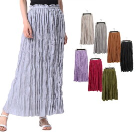 楽天市場 ベージュ プリーツマキシスカートの通販