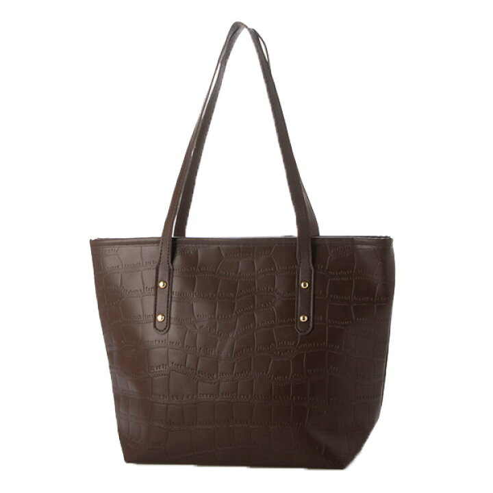 楽天市場】ショルダーバッグ トートバッグ クロコダイル調 レザー調  