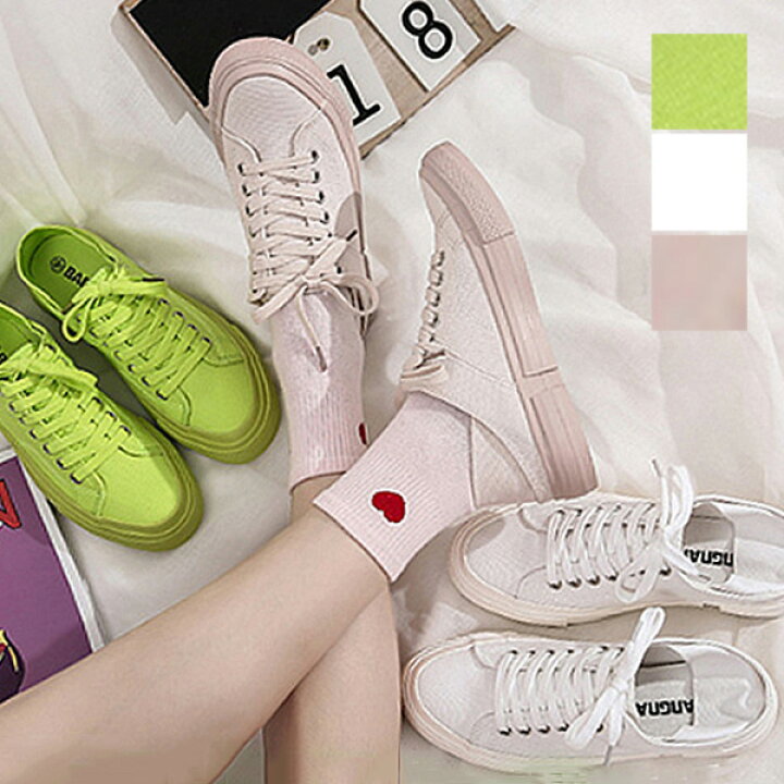 楽天市場 スニーカー 厚底 ダッドスニーカー 2way バブーシュ 白 蛍光 ローカット レースアップ シューズ 靴 レディース ホワイト ベージュ ピンク グリーン Styleblock スタイルブロック