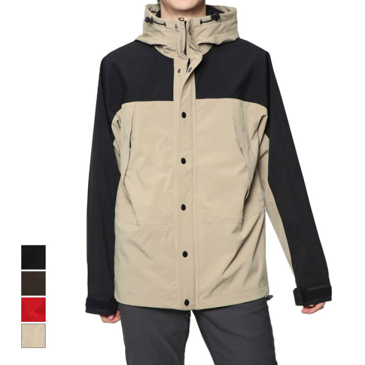 楽天市場 パーカー マウンテンパーカー ジップパーカー ストレッチ カラー切替 バイカラー アウトドア レジャー アウター メンズ ベージュ レッド オリーブ ブラック メンズファッション Styleblockmen