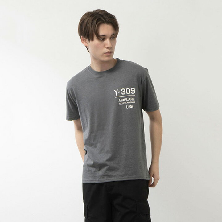 楽天市場】Tシャツ カットソー 半袖 クルーネック ロゴ コットン  