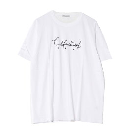 Tシャツ カットソー 半袖 クルーネック ロゴ プリント コットン 綿100％ トップス ユニセックス メンズ ホワイト ブラック イエロー