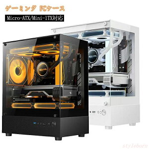 �Q�[�~���O PC�P�[�X �~�h���^���[�P�[�X �����K���X Micro-ATX/Mini-lTX�Ή� ��p�t�@��5���t�� ����z���h�o�l�b�g