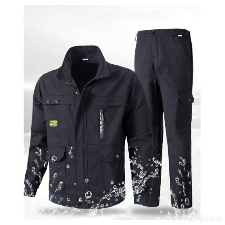 楽天市場】ワークマン 作業服 上下セット 2点セット ジャケット ロング 