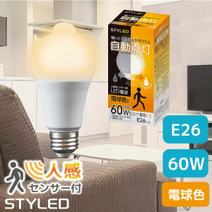 ylZT[tzLEDd 60W dF 810[ lZT[ gC  L STYLED LDHA8L26-1