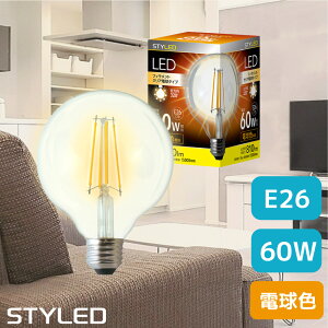 STYLED(X^Ch) LEDd E26 60WE810[ES^CvEdF | tBg NAd^Cv {[d` VfA g HDGC60L1 V[OCg uPbgC