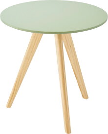 テーブル サイドテーブル ナイトテーブル 木製 ベージュ グリーン ピンク グレー