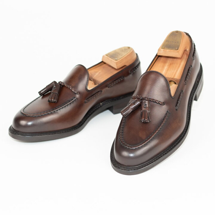 Berwick タッセルローファー ダークブラウン 4340 UK6/25.0㎝（楽天 