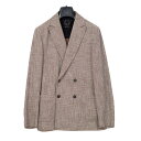 T-Jacket | ティージャケット メンズ 国内正規品 送料無料 コットン 綿 春夏 ビジネス 4ボタン ダブル パッチポケット カバーオール アウター カジュアル イタリー製綿ツィード 4ボタンダブルイージー メンズ ジャケット