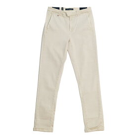 TRAMAROSSA | トラマロッサ 送料無料 ホワイト デニム レギュラー ストレート オールシーズン 綿 美脚 ノータック スストレッチ レギュラー 製品洗い イタリーLUIS REGULAR スーパーストレッチアイボリーデニム メンズ デニム