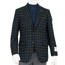 楽天市場】チェック グリーン ジャケットの通販