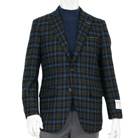 Style Edition | スタイルエディション Harris Tweed ハリス ツイード ビンテージ 極暖 ジャケット チェック カジュアル ビジネス テーラード ジャケット 緑 ブレザー 大きい 小さい 秋冬 ハリスツイードグリーン タータンチェック メンズ ジャケット