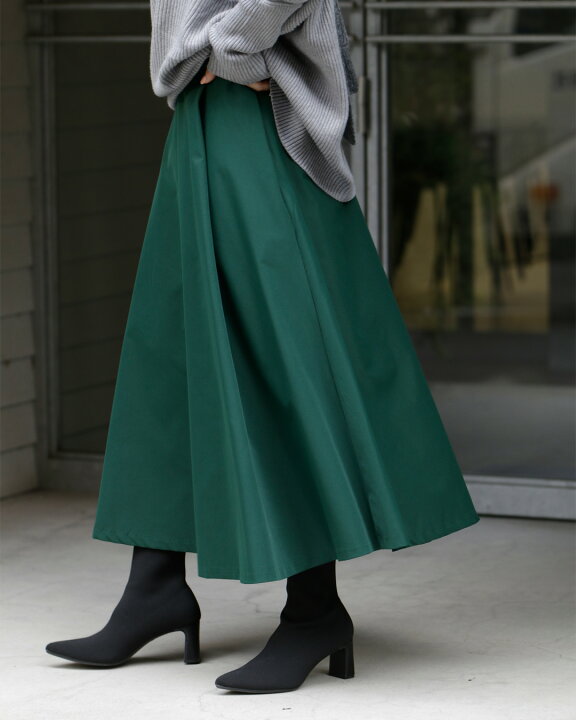 楽天市場】スカート ロングスカート ロング Aライン フレア ベージュ  