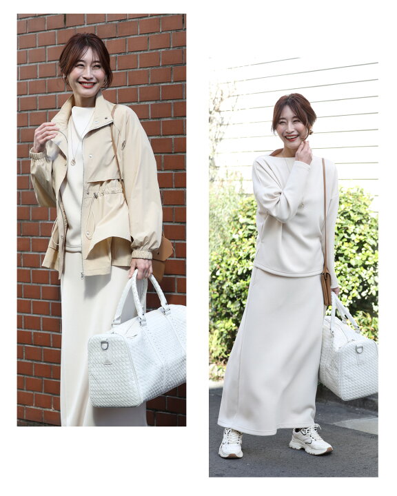 楽天市場】セットアップ ポンチ スカートセット ウエストゴム 半袖  