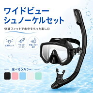 シュノーケル 大人 シュノーケル マスク 曇り止め ドライシュノーケル ダイビングマスク 強化ガラスレン…