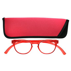 老眼鏡 女性 おしゃれ 男女兼用 軽量 ネックリーダー ボストン老眼鏡 首 に 掛け られる老眼鏡 ブルーライトカット 眼鏡ケース付き フロストレット&#12441; 度数 1.0 1.5 2.0 2.5 3.0ブランド Bayline ベイライン