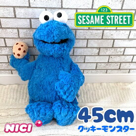 NICI(ニキ)【正規商品】セサミストリート クッキーモンスター ぬいぐるみ 45cm かわいい プレゼント こども 子供 女の子 男の子 小学生 中学生 高校生 大学生 女性 クリスマスプレゼント 誕生日プレゼント