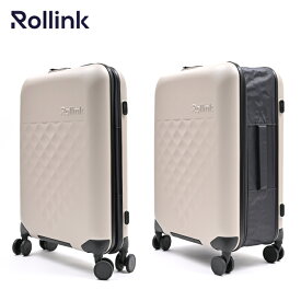 Rollink（ローリンク）スーツケース 77L 4輪タイプ TASロック FLEX　360°Spinner 折りたたみ キャリーバック 大容量 スリム 薄い コンパクト 省スペース スタイリッシュ キャリーケース　トラベル 旅行 防水加工