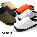 正規商品 [スブ] SUBU サンダル Outline アウトライン おしゃれ 外履き スリッパ 起毛 暖かい 防寒 ダウンサンダル キルティング 撥水 冬 靴 アウトドア スブ スリッポン キャンプ 靴 男女兼用 ギフト