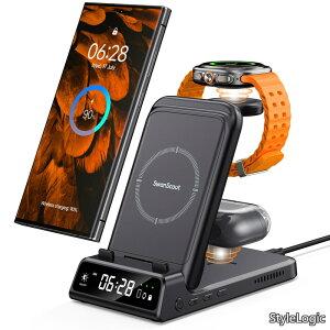�y���������zWatch��p�z3in1 ���C�����X�[�d��AGalaxy Watch 8/Ultra/7/6/5/4/3/Active 2/1�Ή��AGalaxy S25/S24/S23/S22/S21/S20/S10/Note 20/10/Z Flip/Z Fold��Galaxy