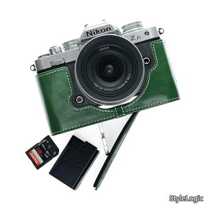�y���������zNikon ZFC�p �{�f�B�P�[�X �o�b�e���[�̌����ł� �O�r�l�W���t���J�����P�[�X (�O���[��)